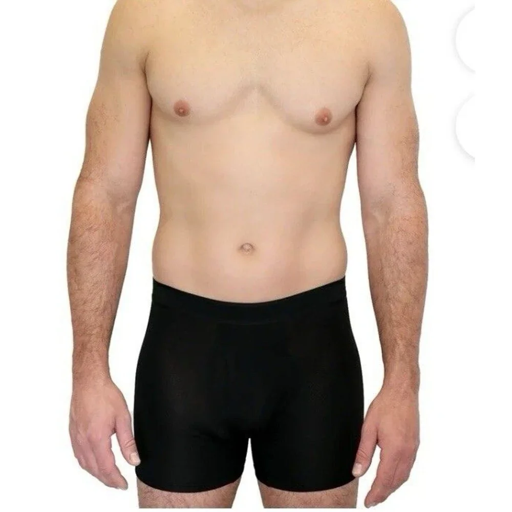 3 Pack Athletic Works Men’s Performance Boxer Briefs  Size L  Camo/Gray/Black